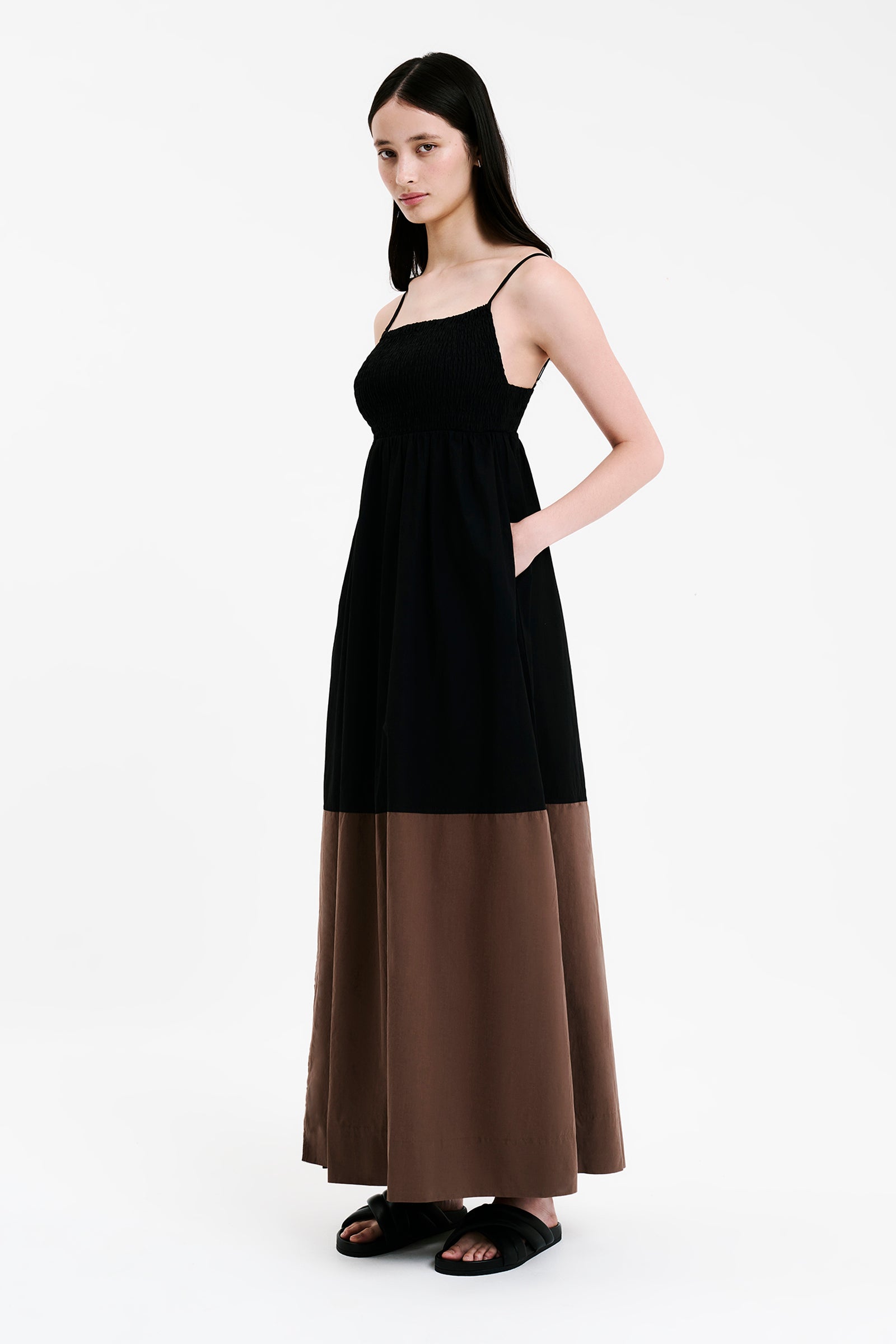 Nude Lucy Samson Maxi Dress In Black 