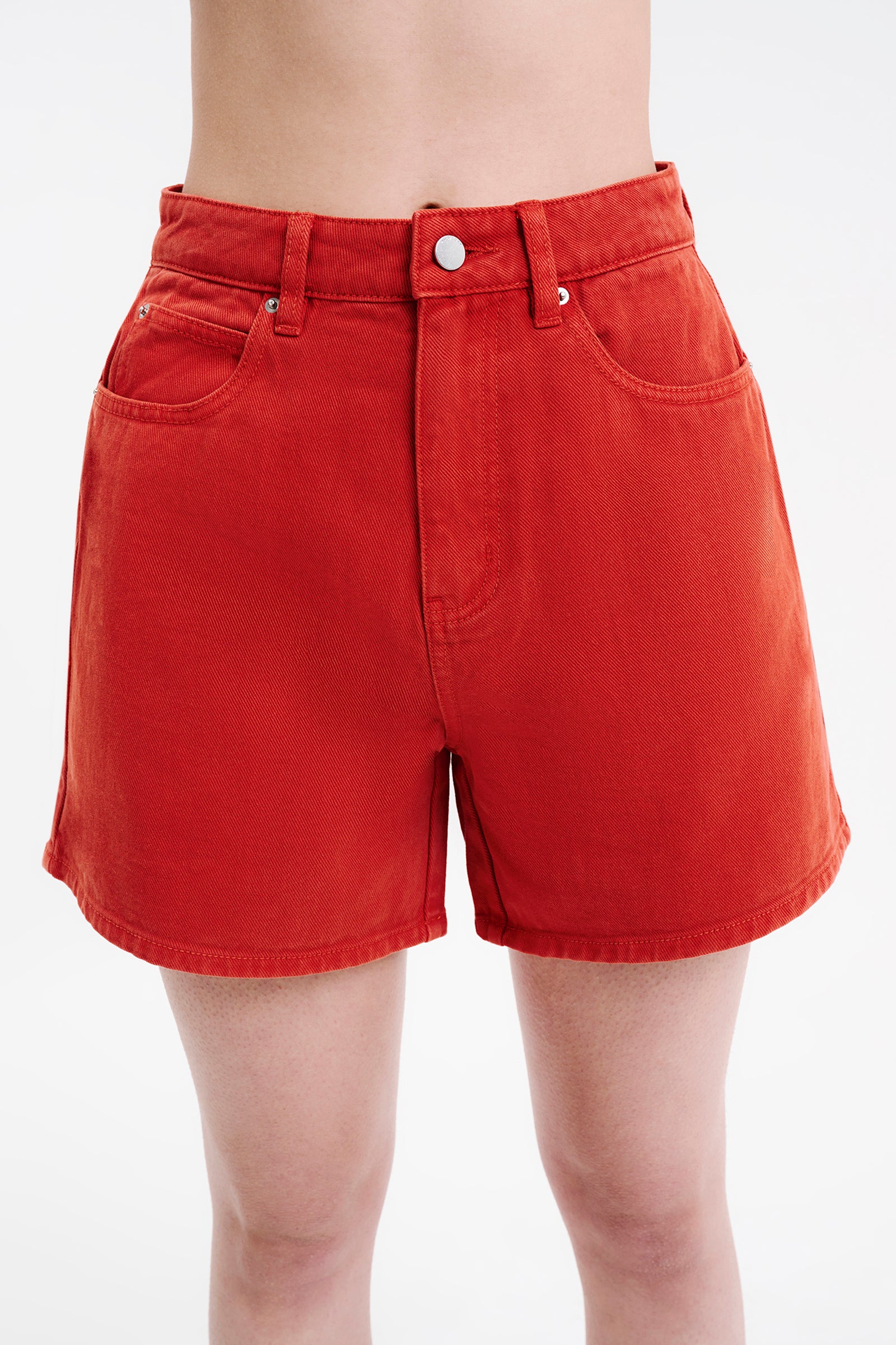 Nude Lucy Blaise Short in a Pink & Orange Toned Coral Colour