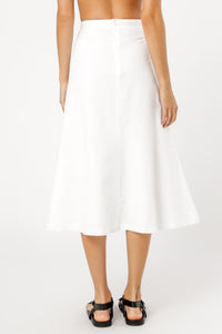 Nude Lucy isla linen midi skirt white skirt