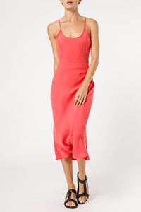 Nude Lucy nude classic slip tomato dress