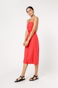 Nude Lucy isla linen midi dress tomato dress