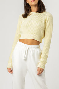 Nude Lucy brooklyn crop knit butter knitwear
