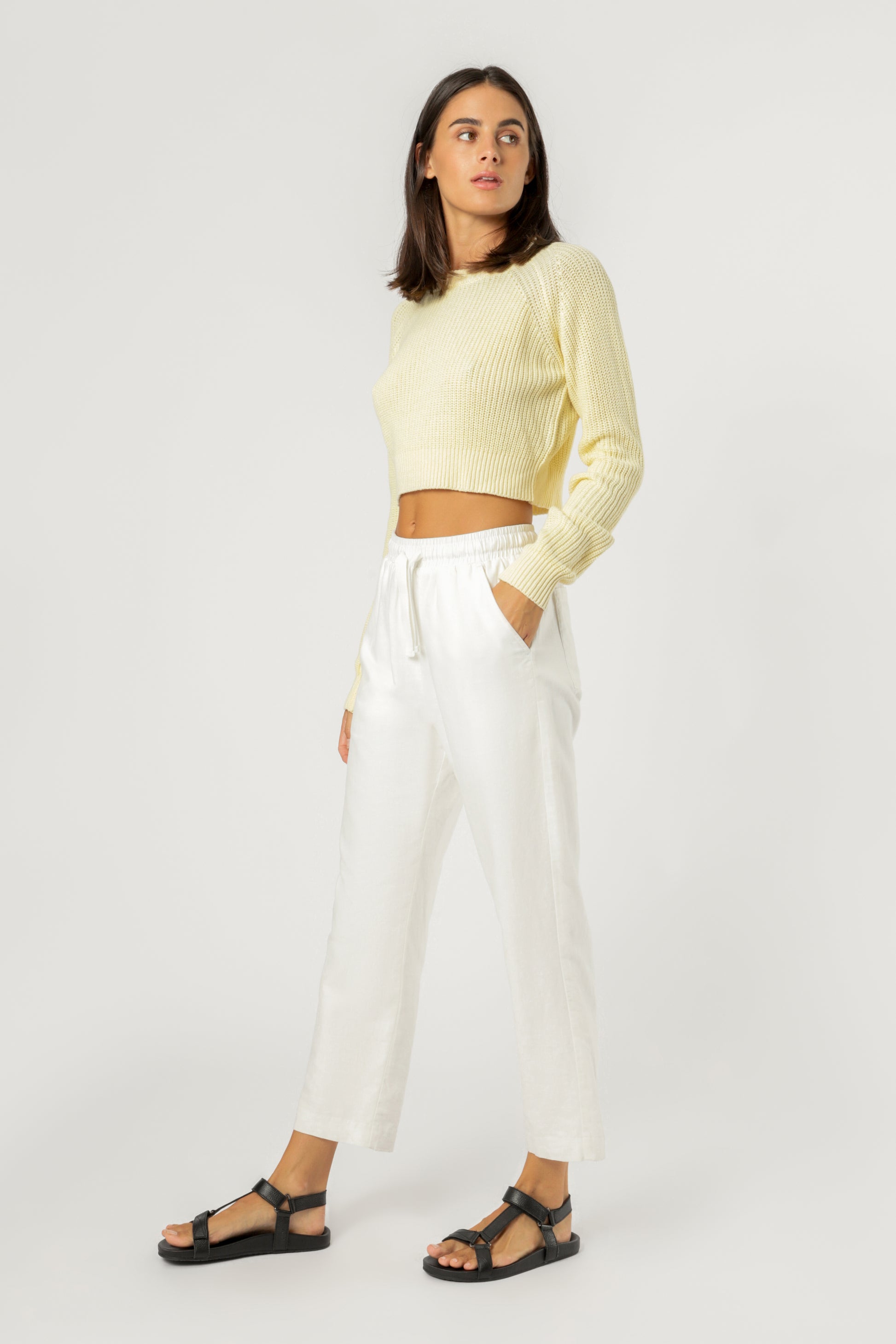 Nude Lucy Brooklyn Crop Knit Butter Knitwear 