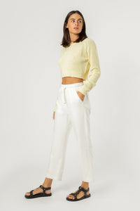 Nude Lucy brooklyn crop knit butter knitwear