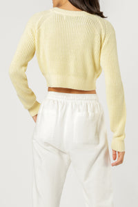 Nude Lucy brooklyn crop knit butter knitwear