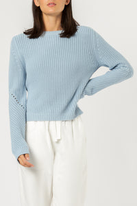 Nude Lucy ames core knit sky knitwear