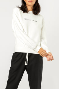 Nude Lucy Nude Lucy slogan sweat off white sweats