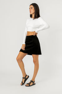 Nude Lucy corduroy mini skirt black skirt