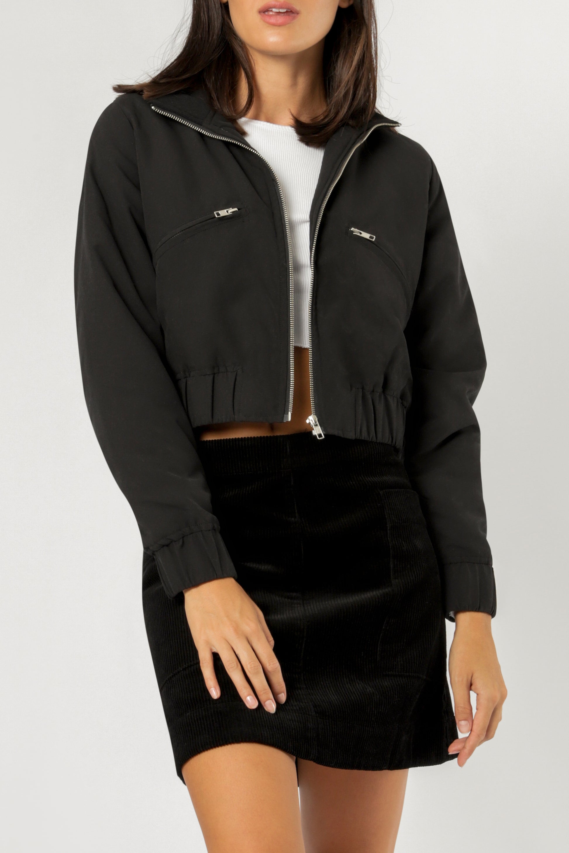Nude Lucy Tegan Bomber Black Jackets 