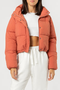Nude Lucy topher puffer jacket auburn jackets