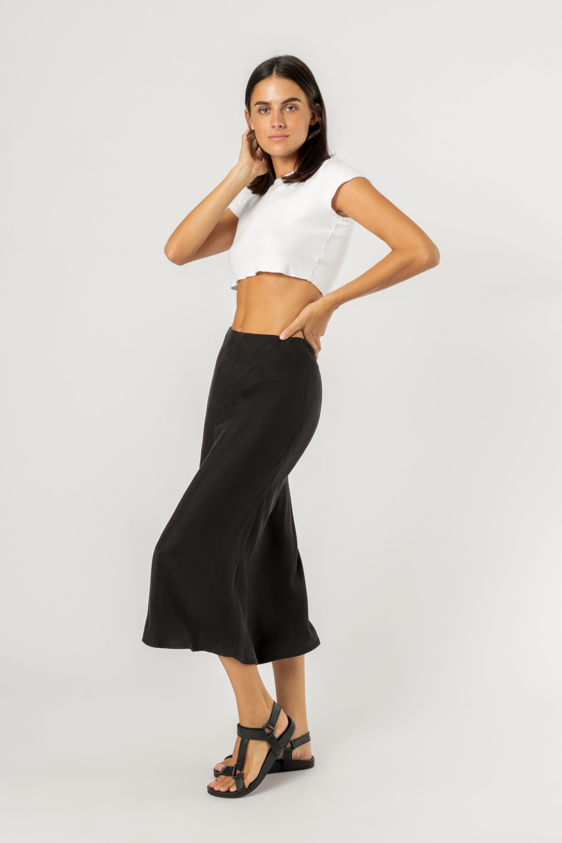 Nude Lucy Nude Classic Skirt Coal Skirt 