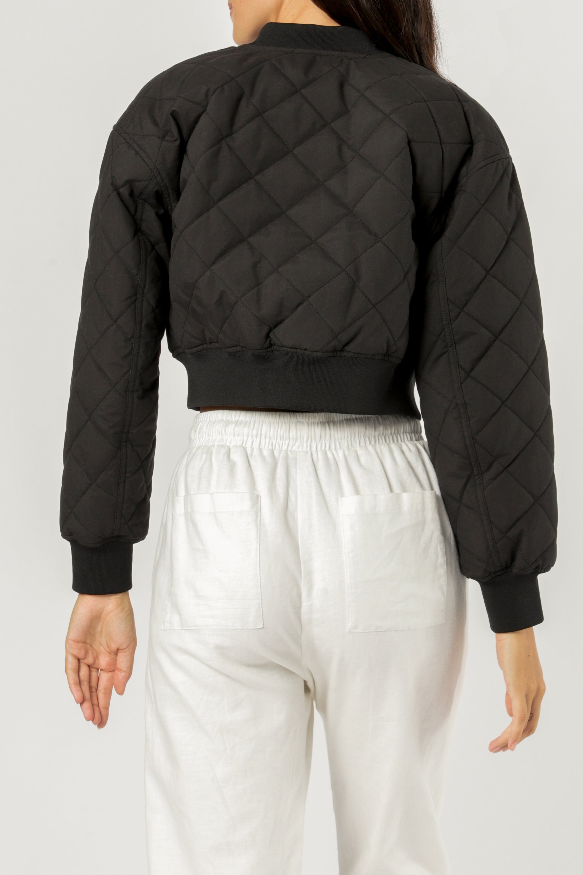Nude Lucy Classic Bomber Black Jackets 