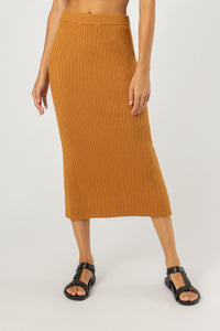 Nude Lucy dylan knit skirt deep mustard skirt