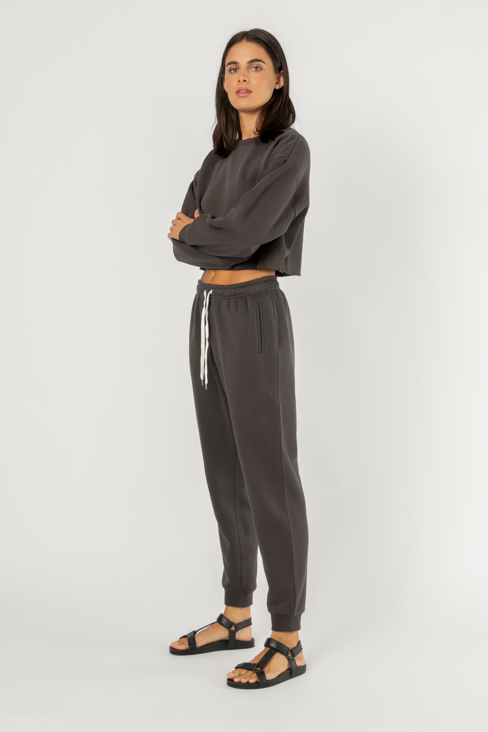 Nude Lucy Carter Classic Trackpant Coal Pants 