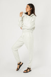Nude Lucy carter classic hoodie snow marle sweats