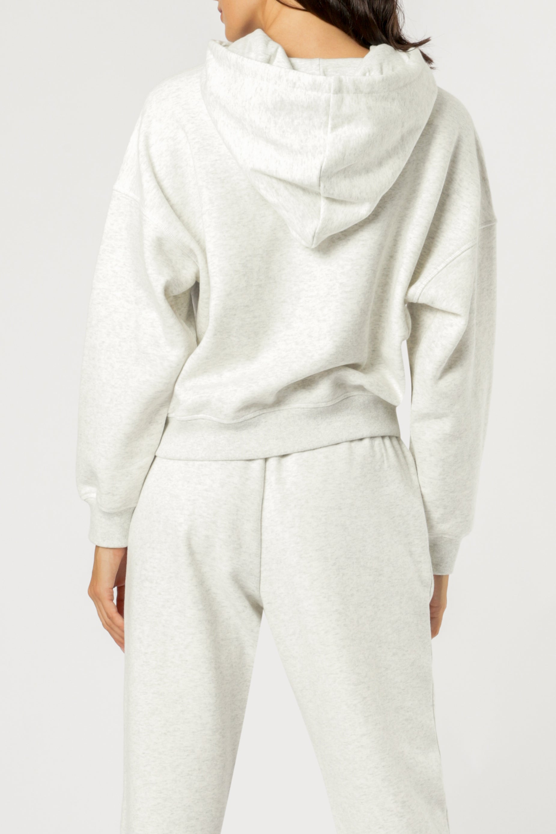 Nude Lucy Carter Classic Hoodie Snow Marle Sweats 