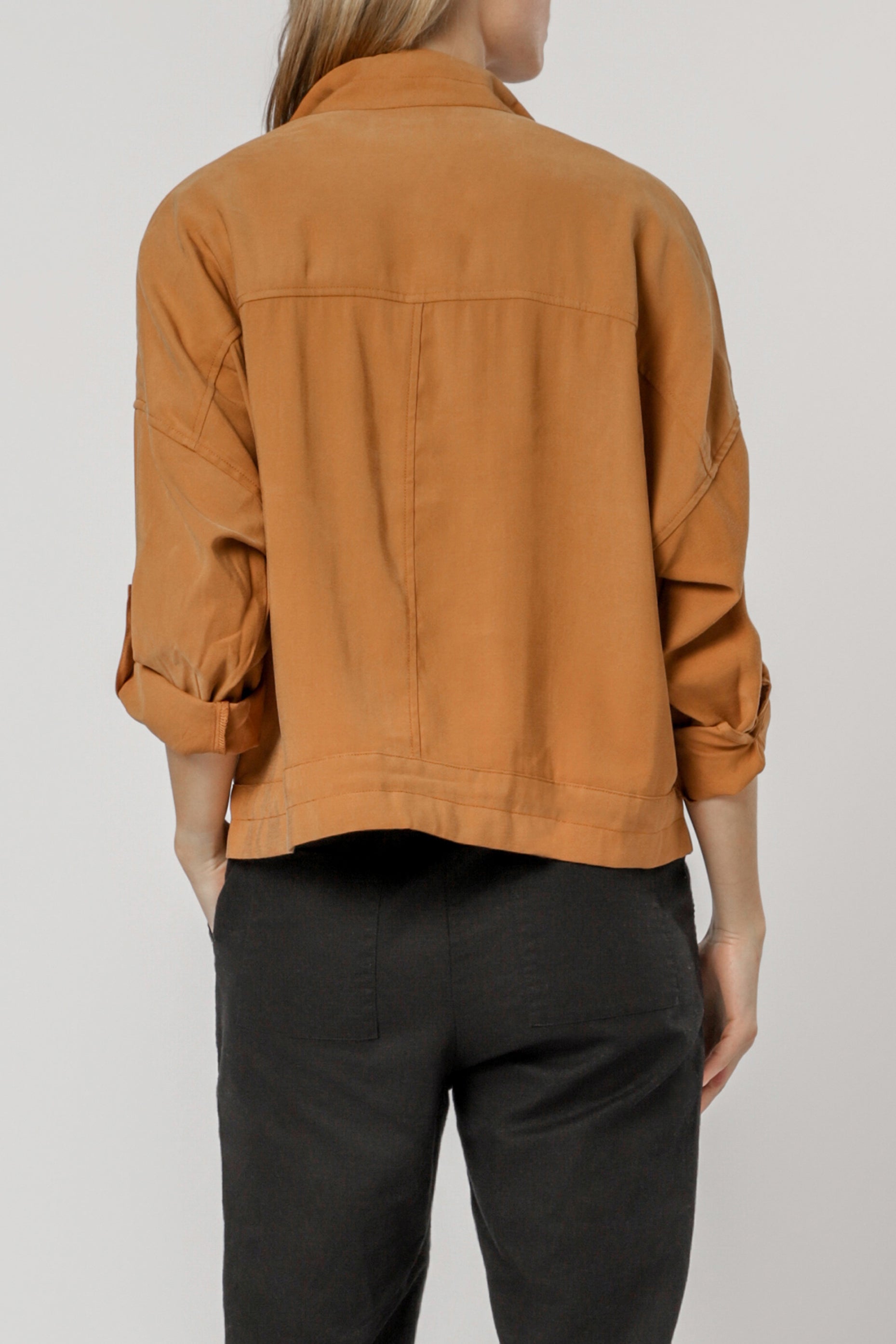 Nude Lucy Stella Utility Jacket Cognac Jackets 