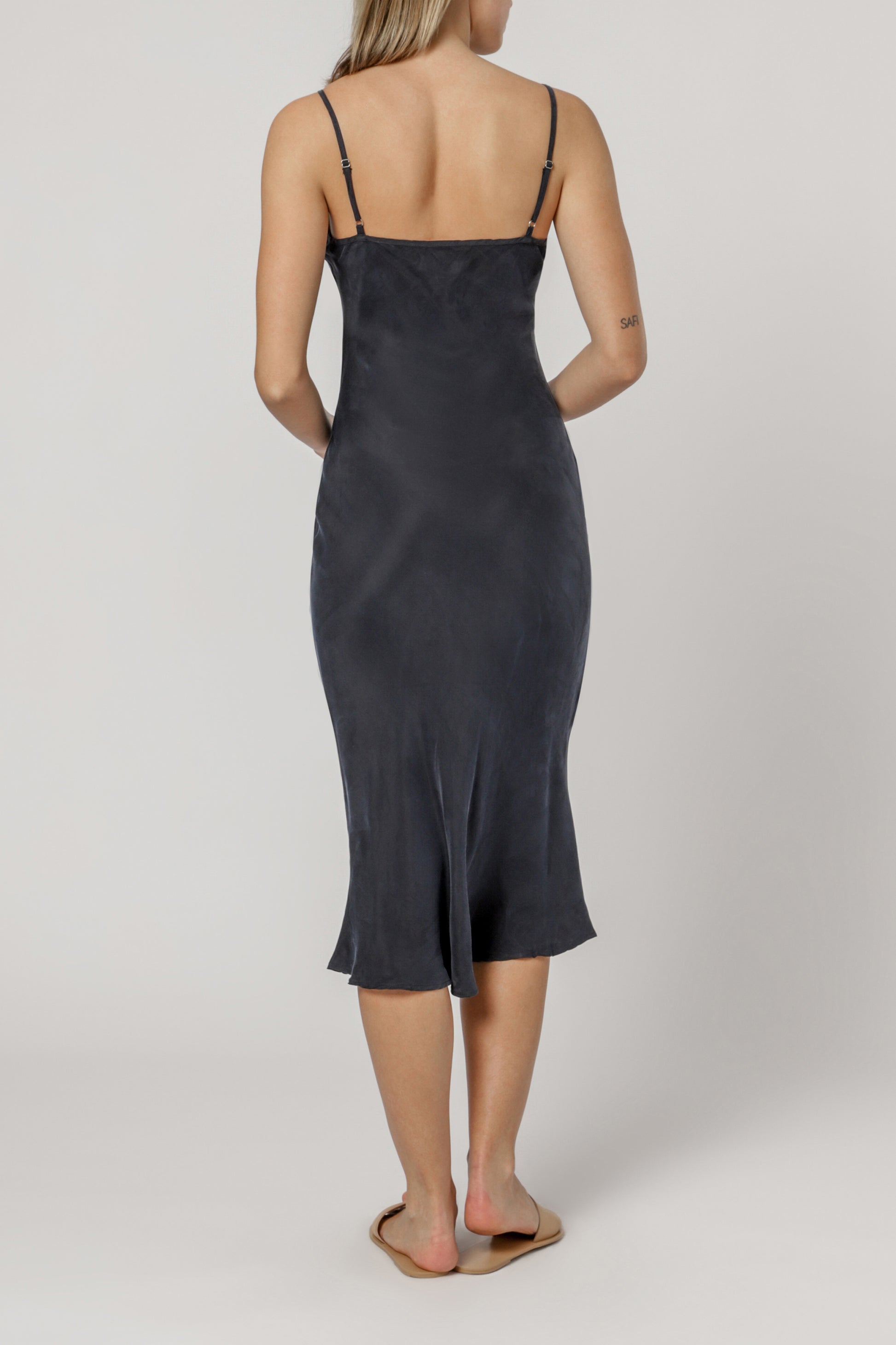 Nude Lucy Nude Classic Slip Midnight Dress 