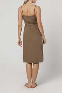 Nude Lucy piper wrap dress chocolate dress
