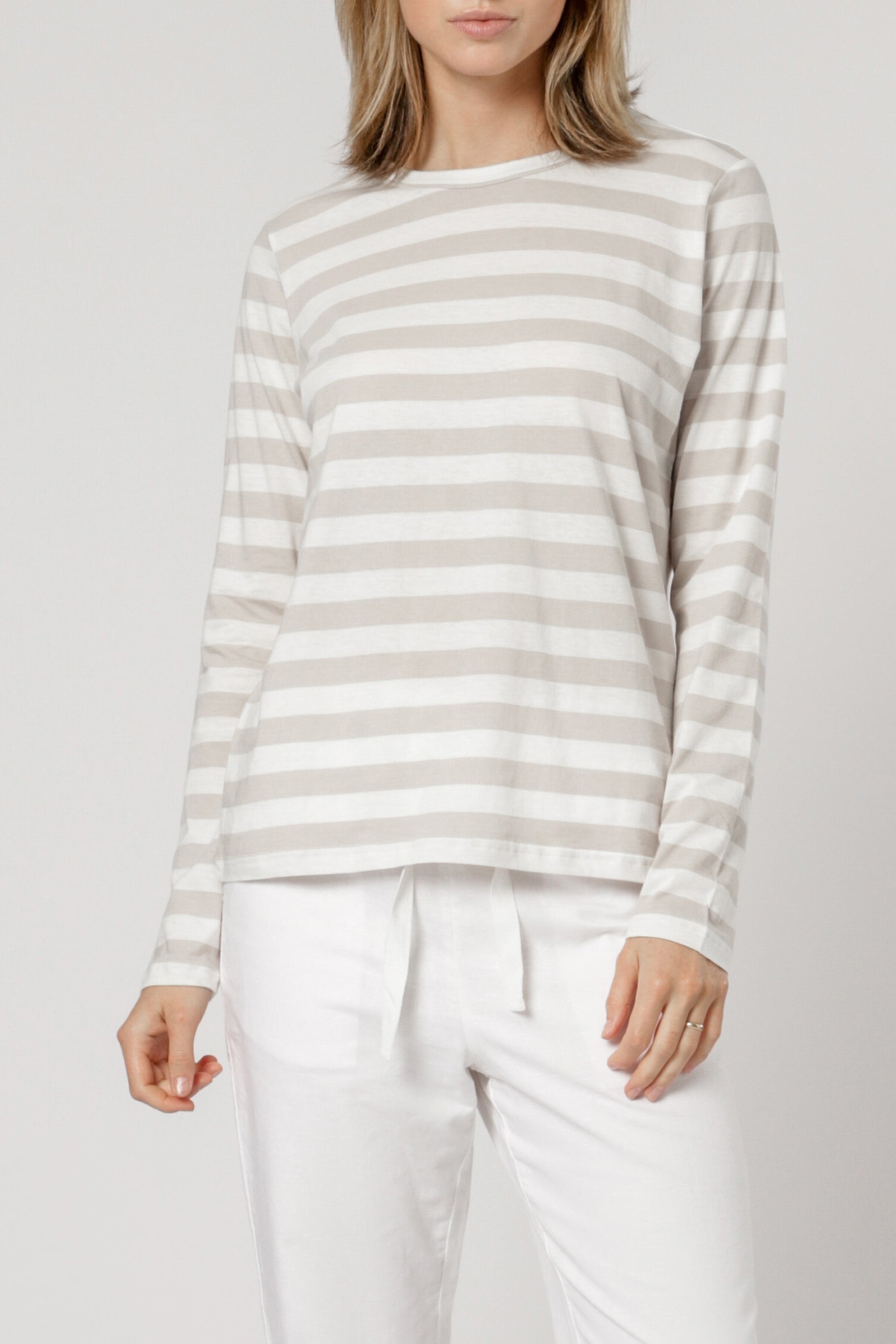 Nude Lucy alice long sleeve tee dove stripe top, t shirt