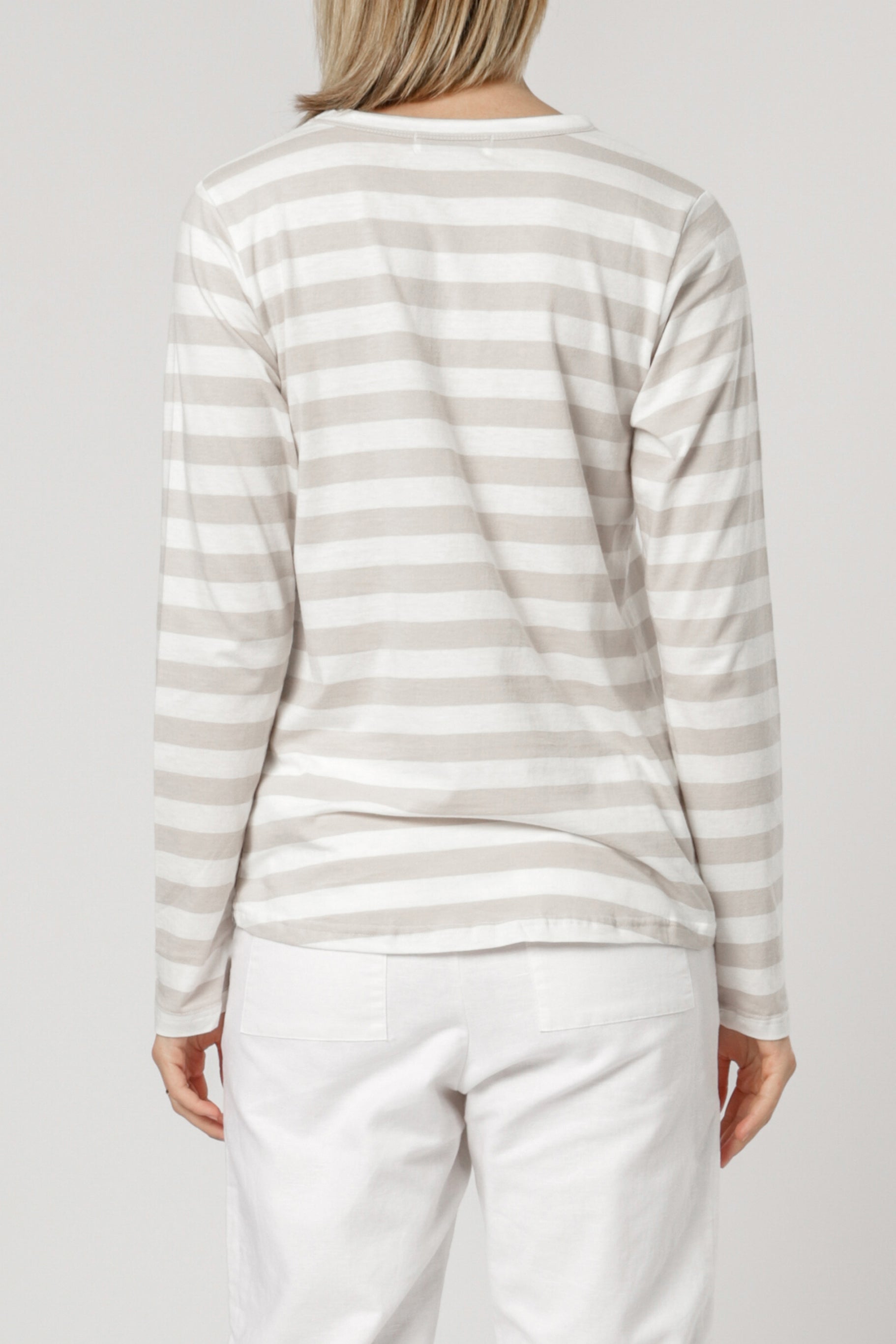 Nude Lucy alice long sleeve tee dove stripe top, t shirt
