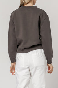 Nude Lucy dont fight it slogan sweat coal sweats
