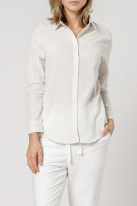 Nude Lucy nude classic shirt cream stripe shirt