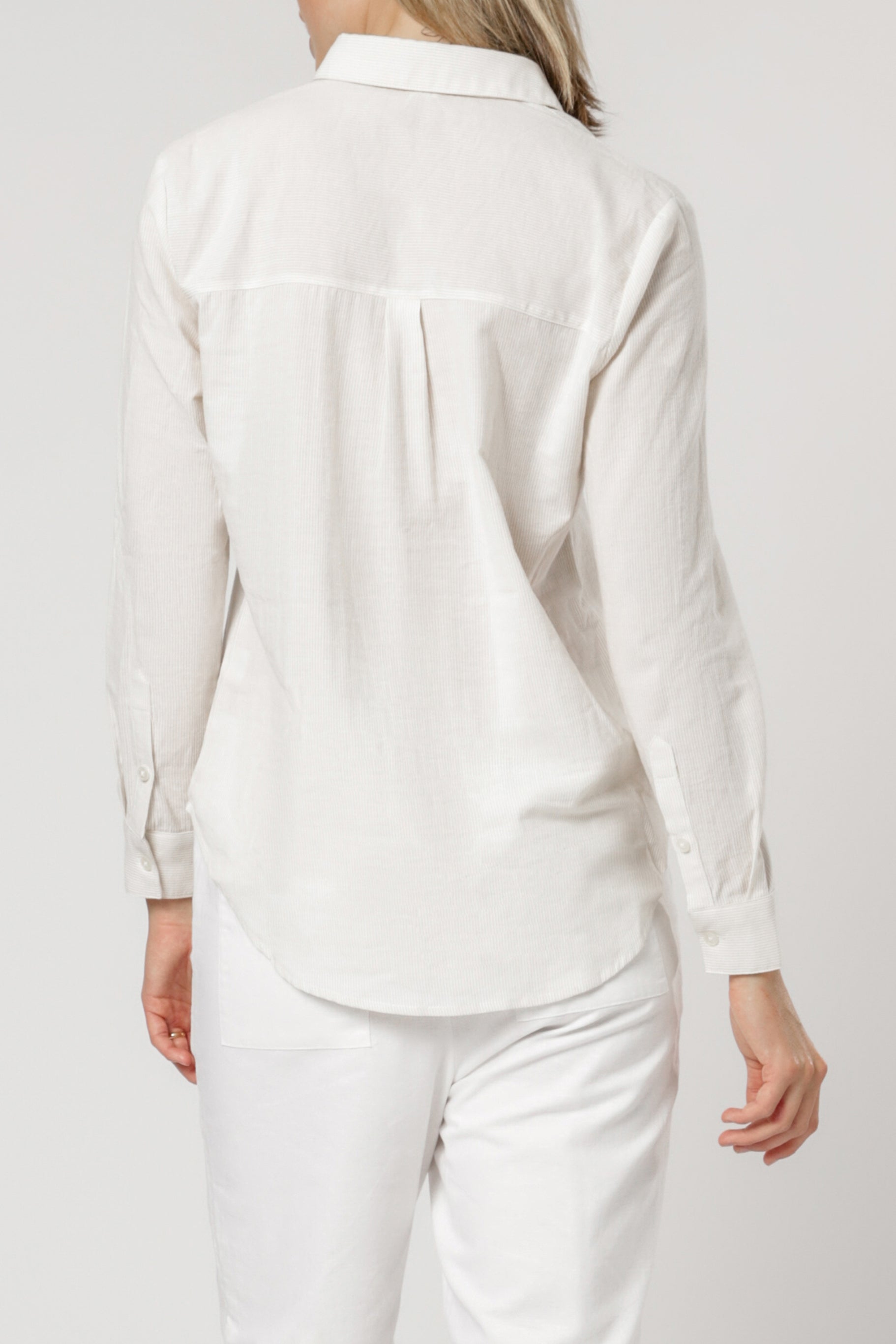 Nude Lucy Nude Classic Shirt Cream Stripe Shirt 