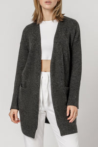 Nude Lucy zaida cardigan charcoal knitwear