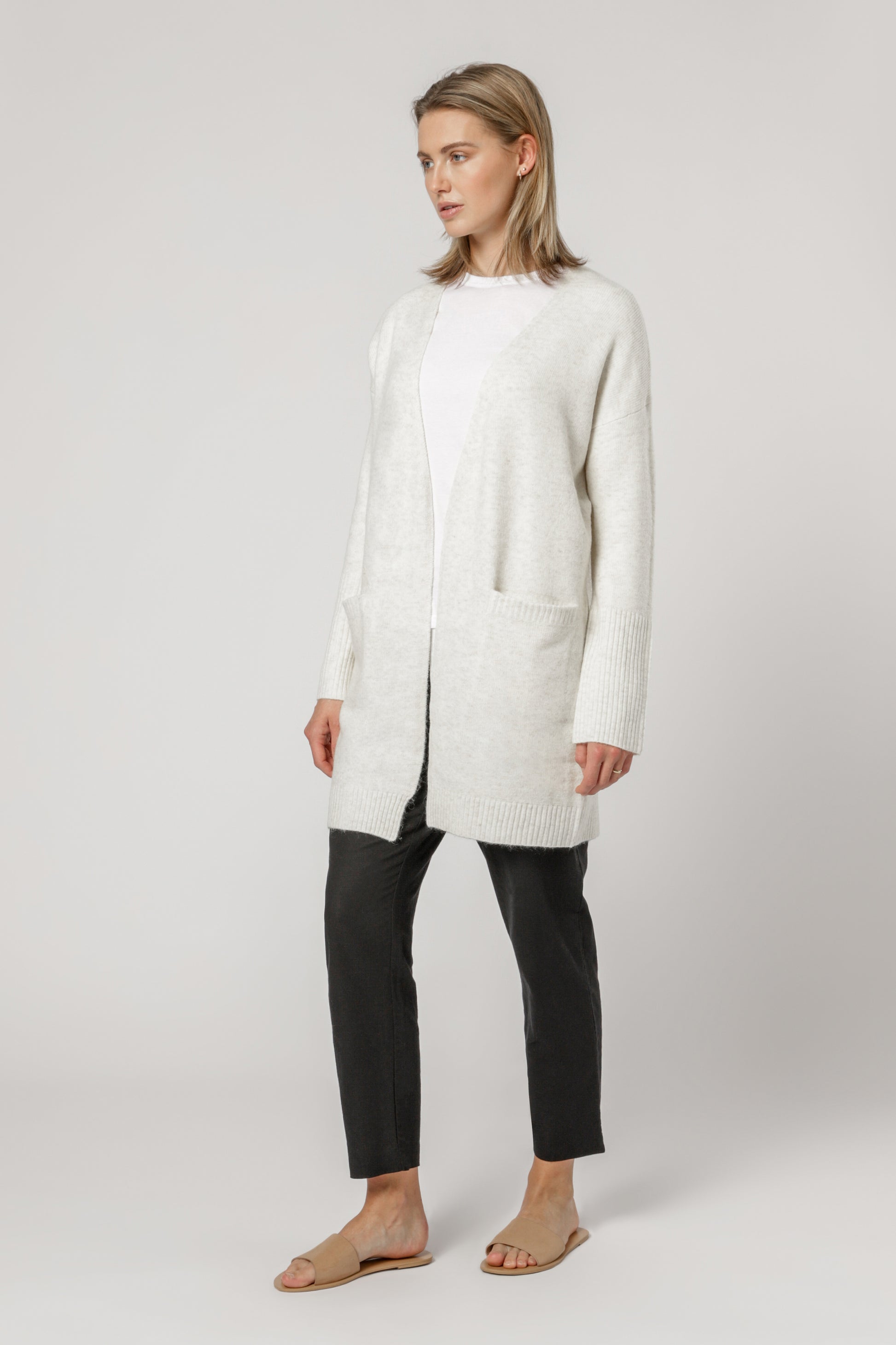 Nude Lucy Zaida Cardigan Cream Knitwear 