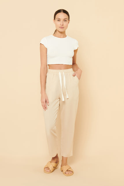 NUDE CLASSIC PANT-Sand