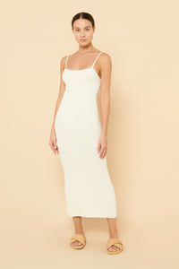 Nude Lucy Xin Knit Midi Dress in White