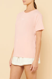 Nude Lucy Nude Organic Heritage Tee Mineral in Pink