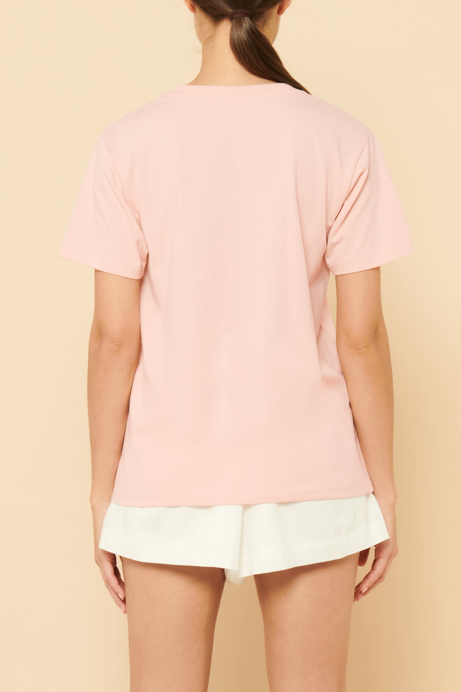 Nude Lucy Nude Organic Heritage Tee Mineral In Pink 