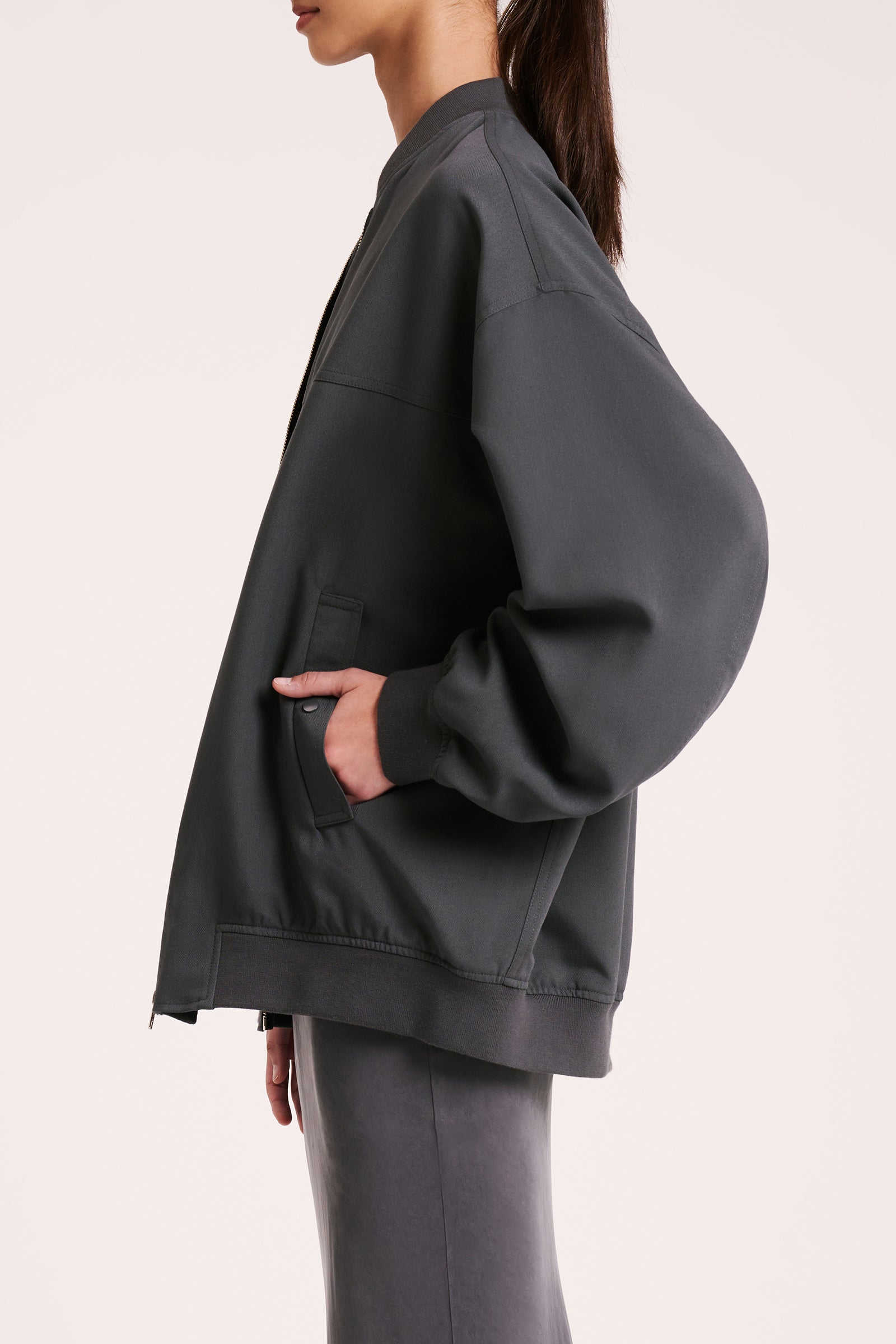 Sloane Bomber Jacket Fog 