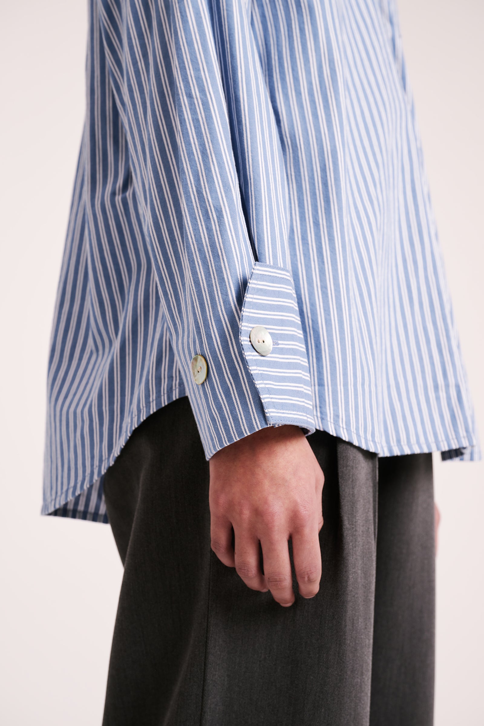 Sora Stripe Shirt Blue Stripe 