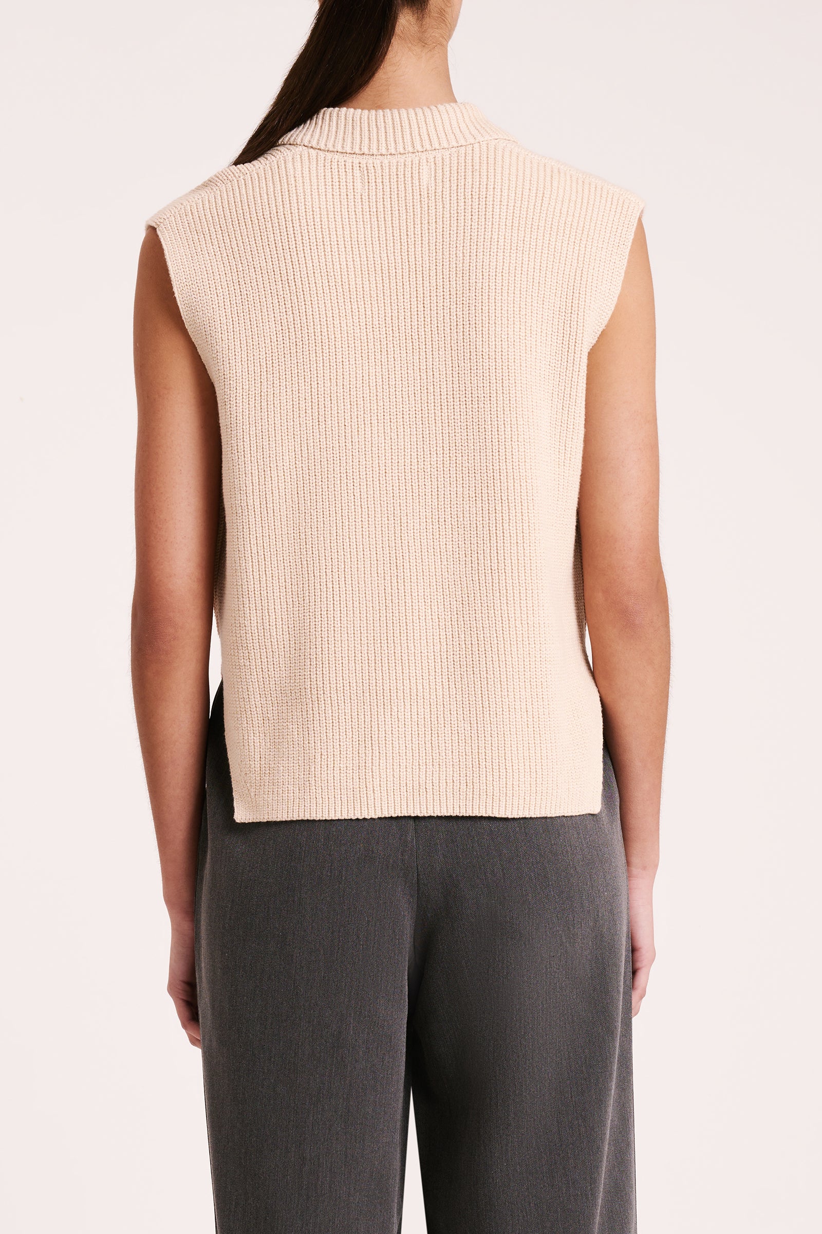 Enes Knit Vest Cloud 