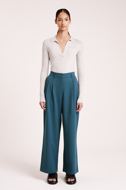 SIAN FINE WOOL KNIT-Grey Marle