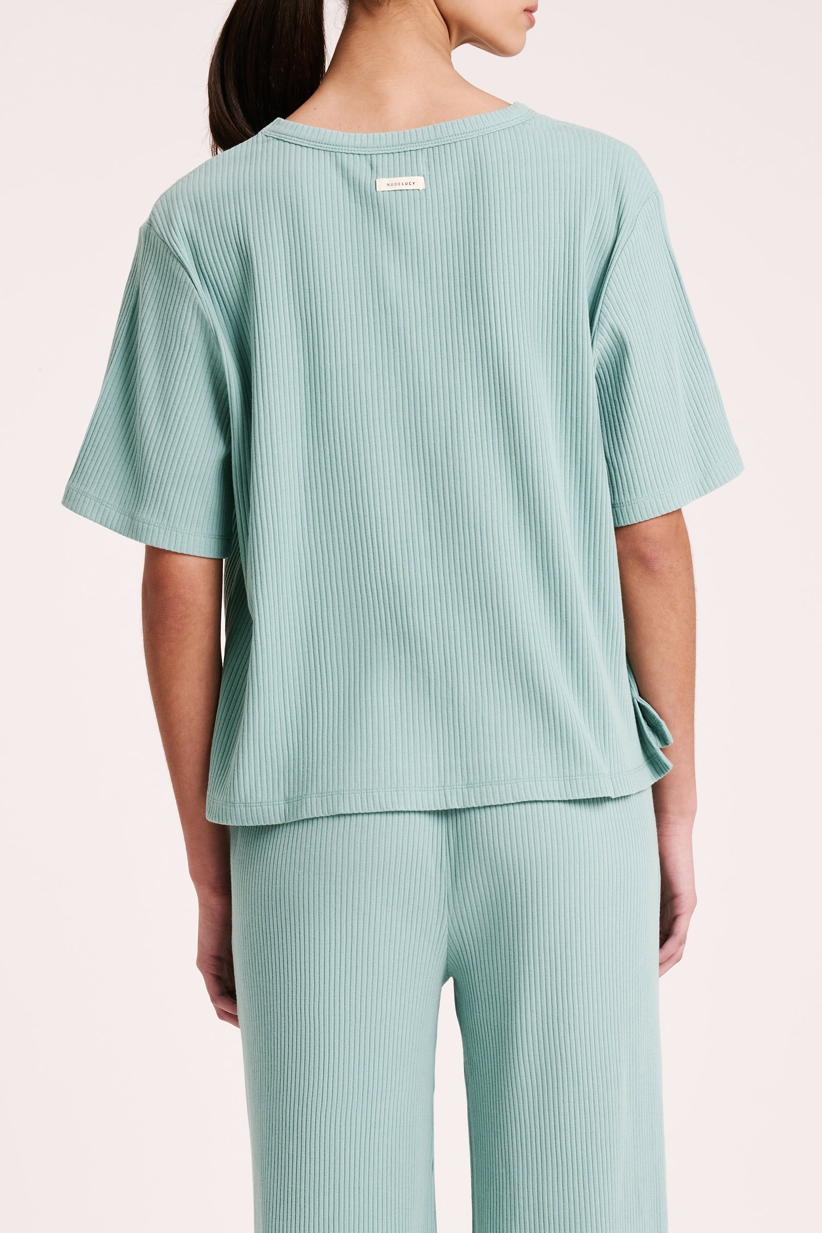 Lounge Rib Tee Tidal Blue 
