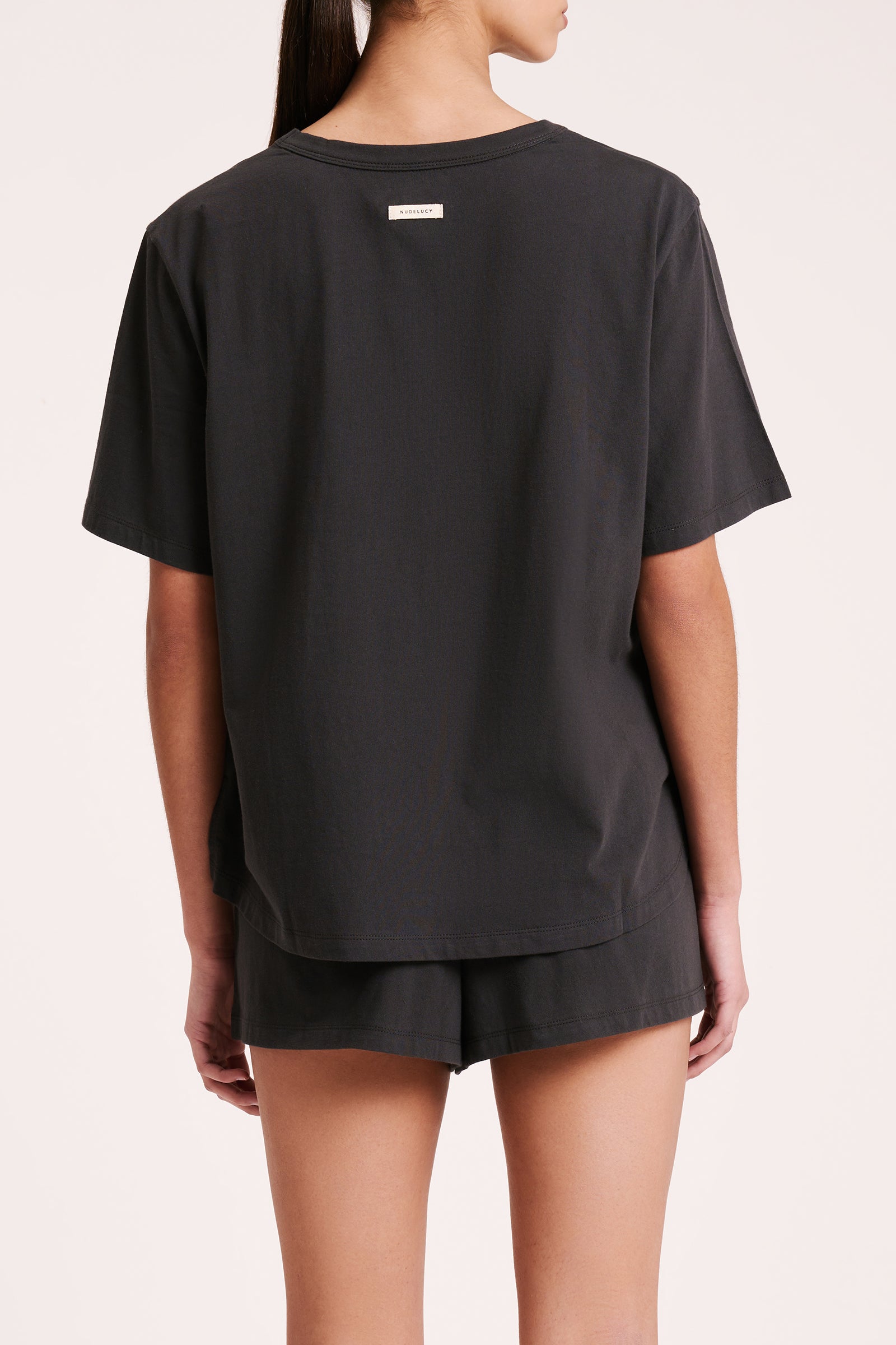 Lounge Jersey Tee Coal 