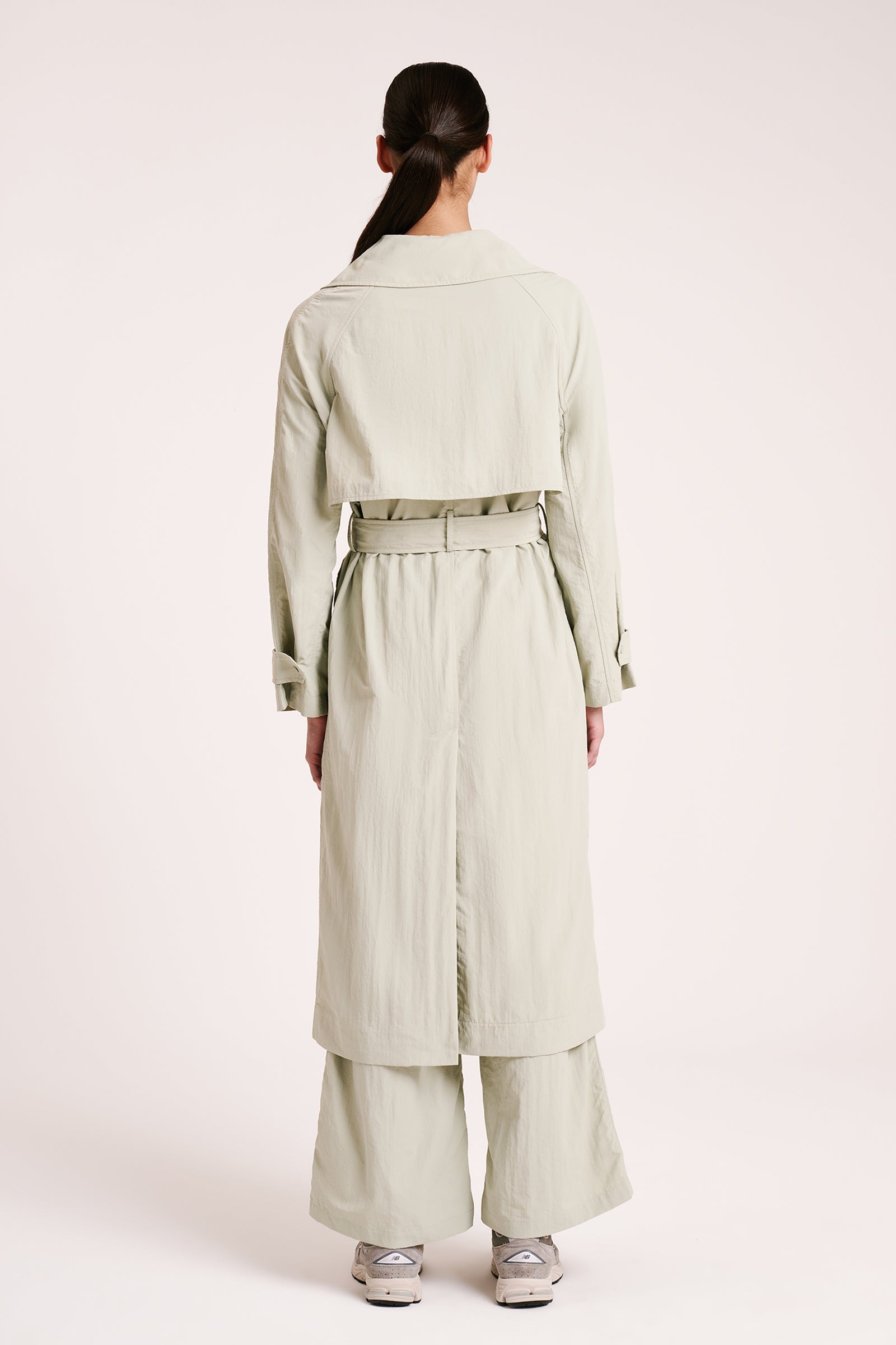 Senega Trench Coat Pistachio 