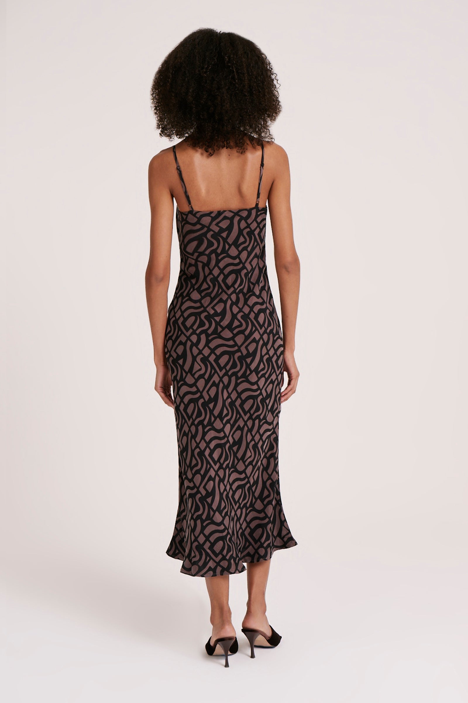 Yves Cupro Slip Dress Goya 