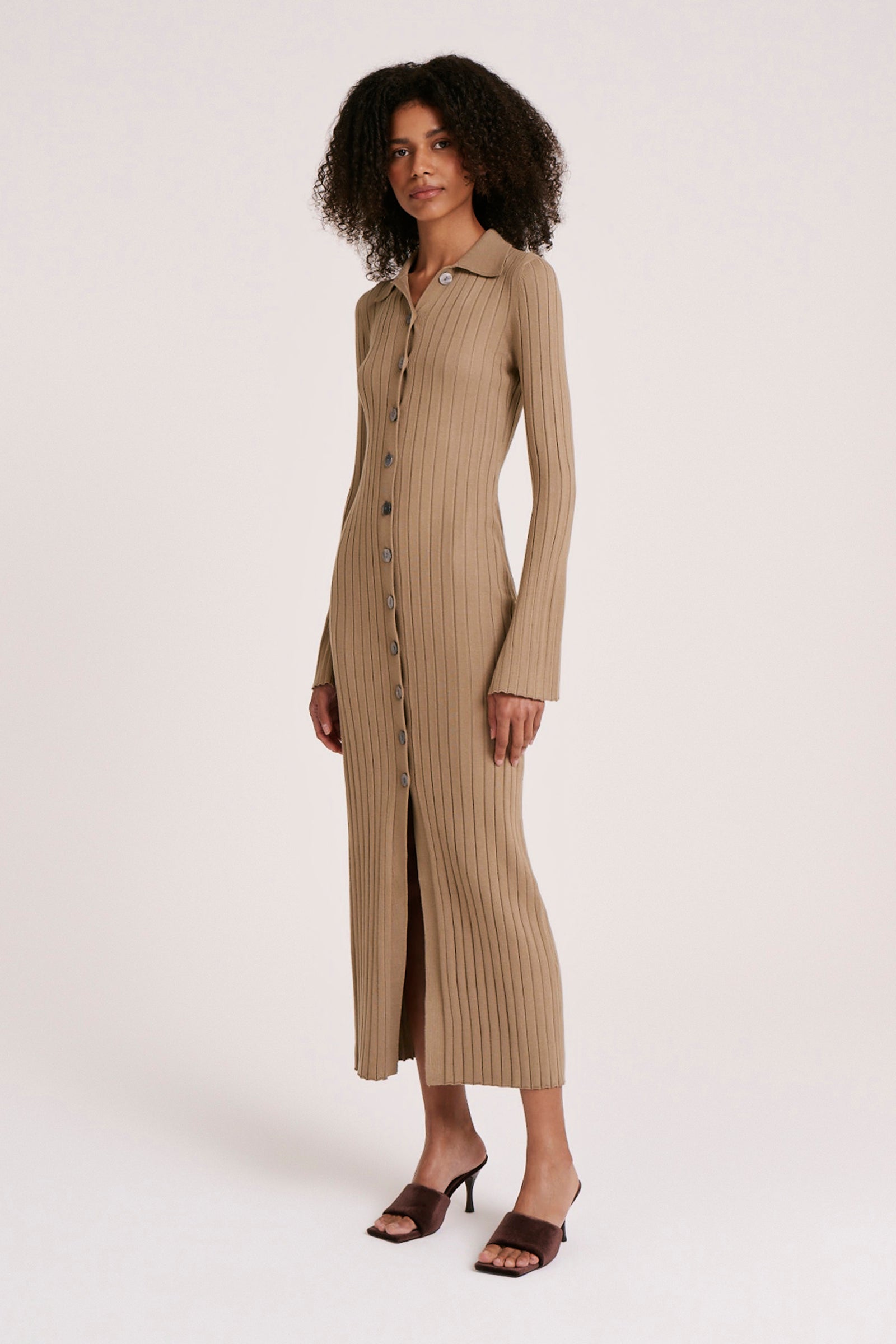 Noemi Knit Dress Fog 