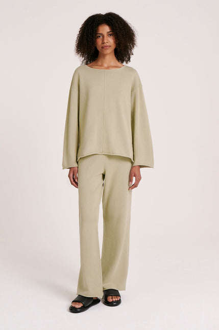 LILOU KNIT-Cucumber