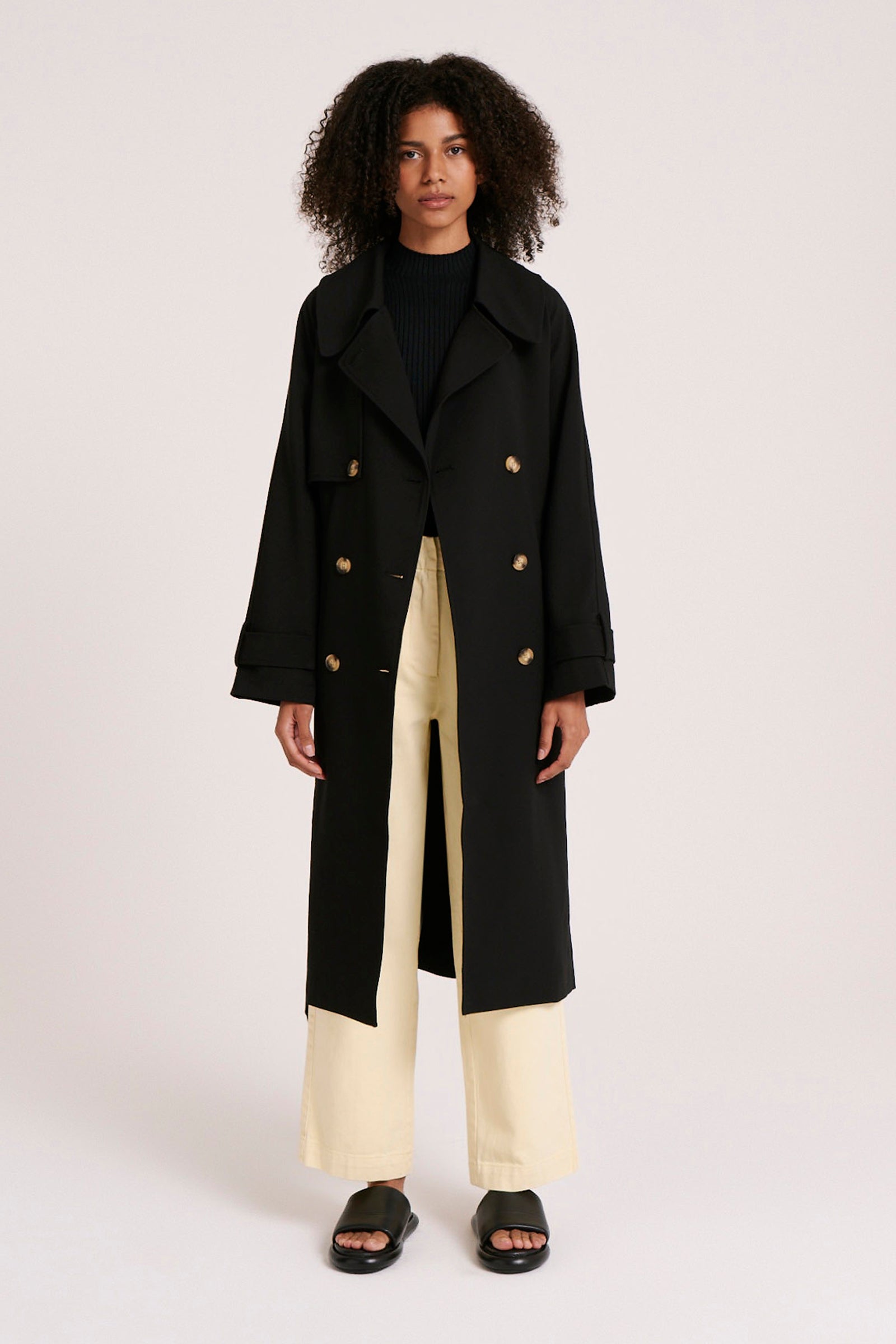 Camden Trench Black 