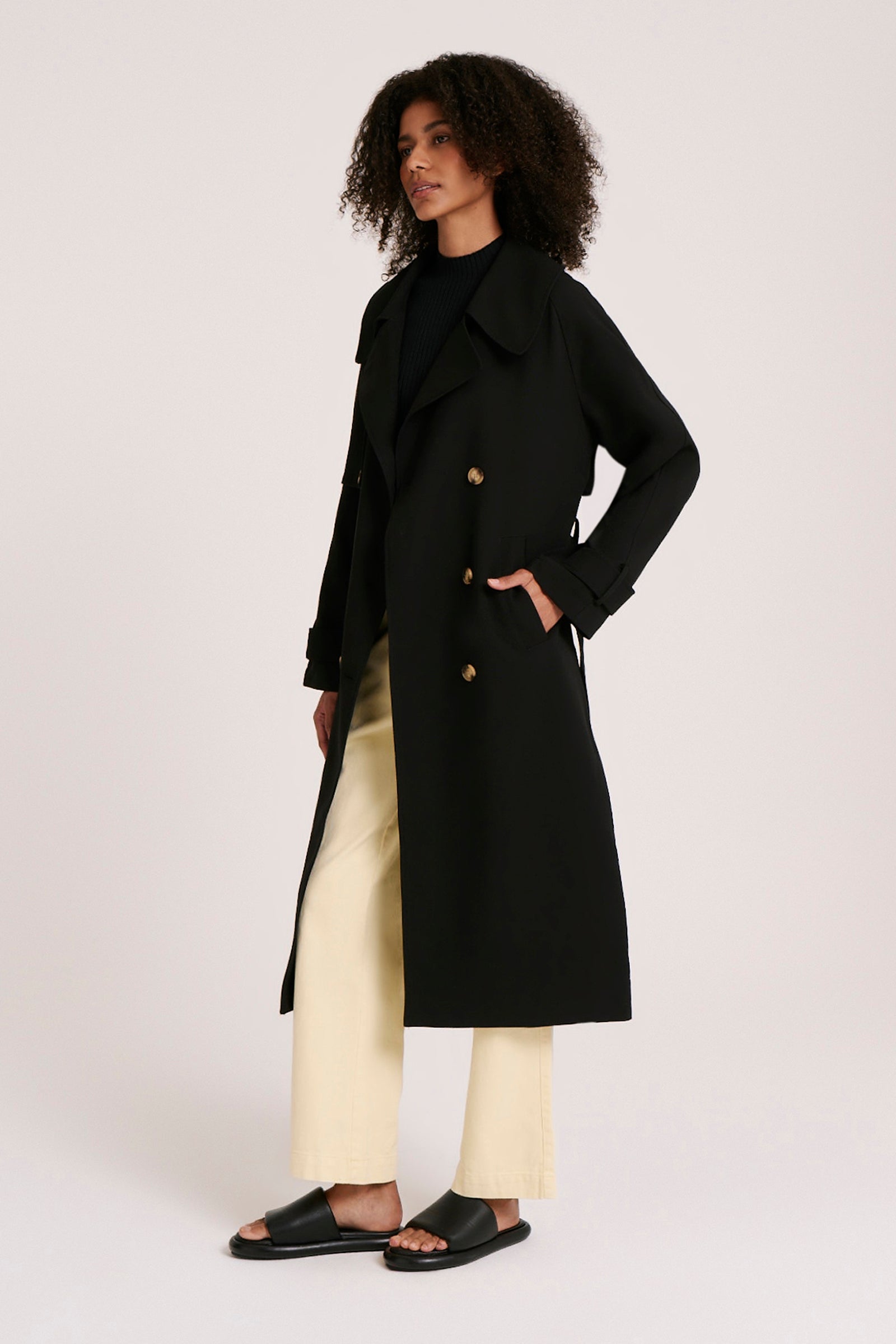 Camden Trench Black 