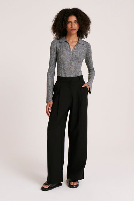 MANON TAILORED PANT-Black