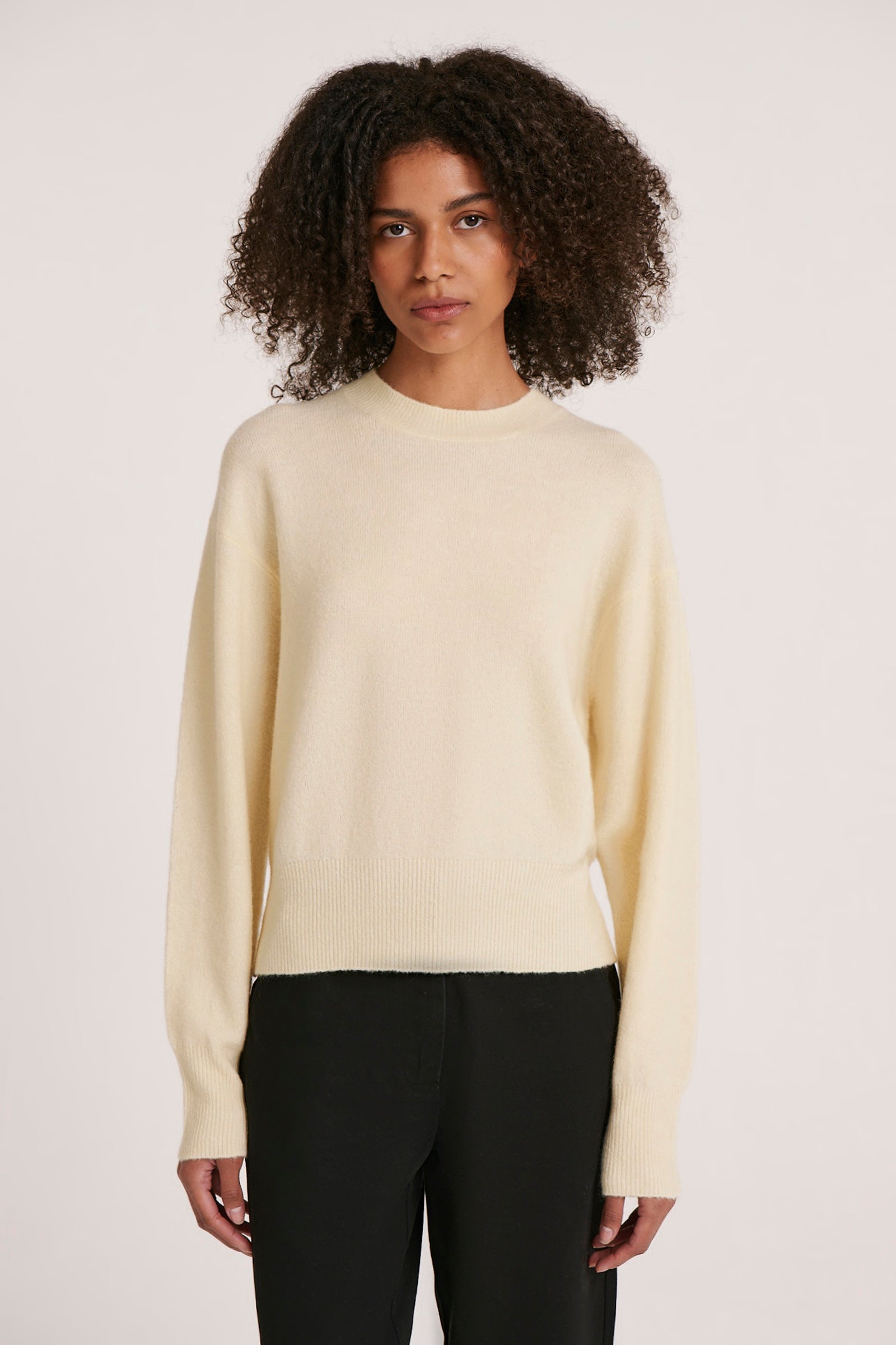 Shop Saber Wool Knit in Lemon | Nude Lucy