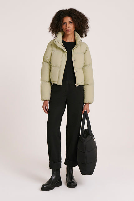 TOPHER PUFFER JACKET-Cucumber