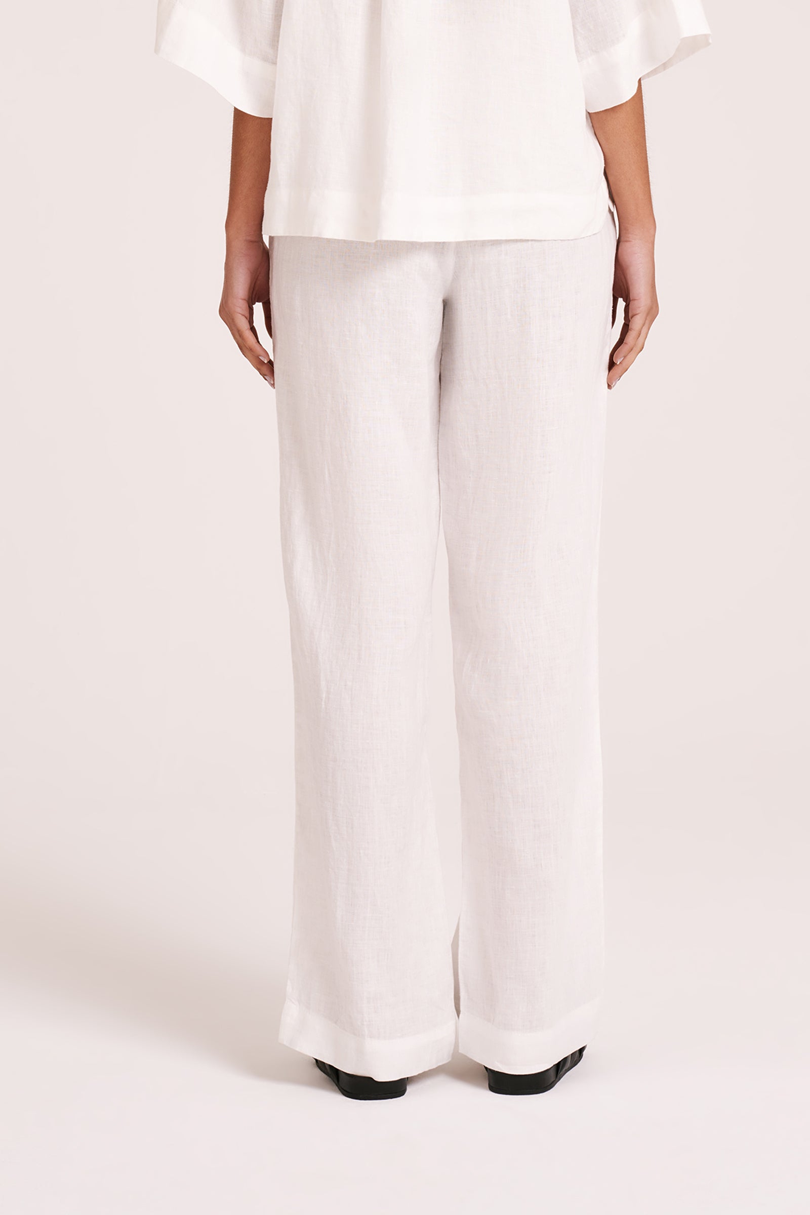 Lounge Linen Pant White 